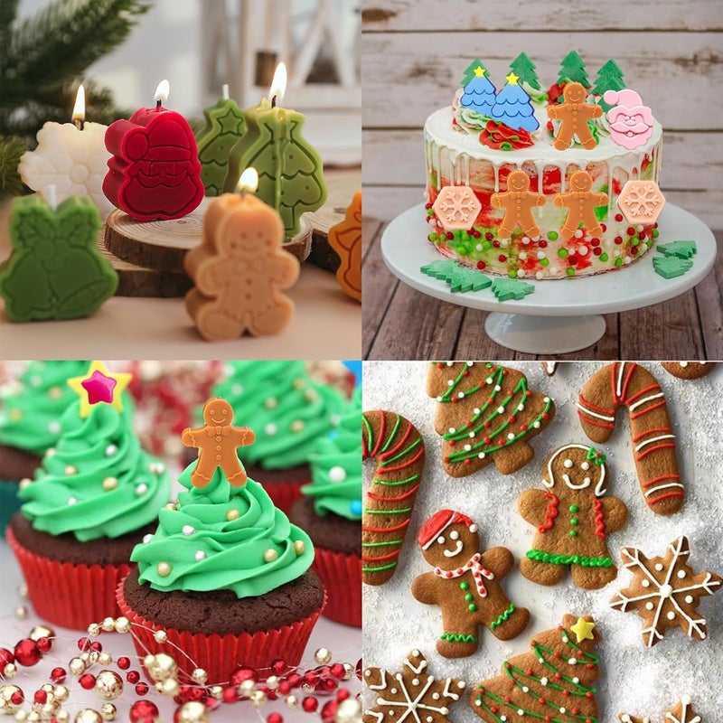 Copzievkae Christmas Silicone Chocolate Molds - Image 2